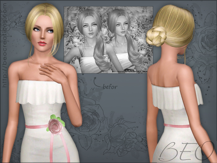 Synthesis Skysims hairstyles 083-143 for Sims 3 by BEO
